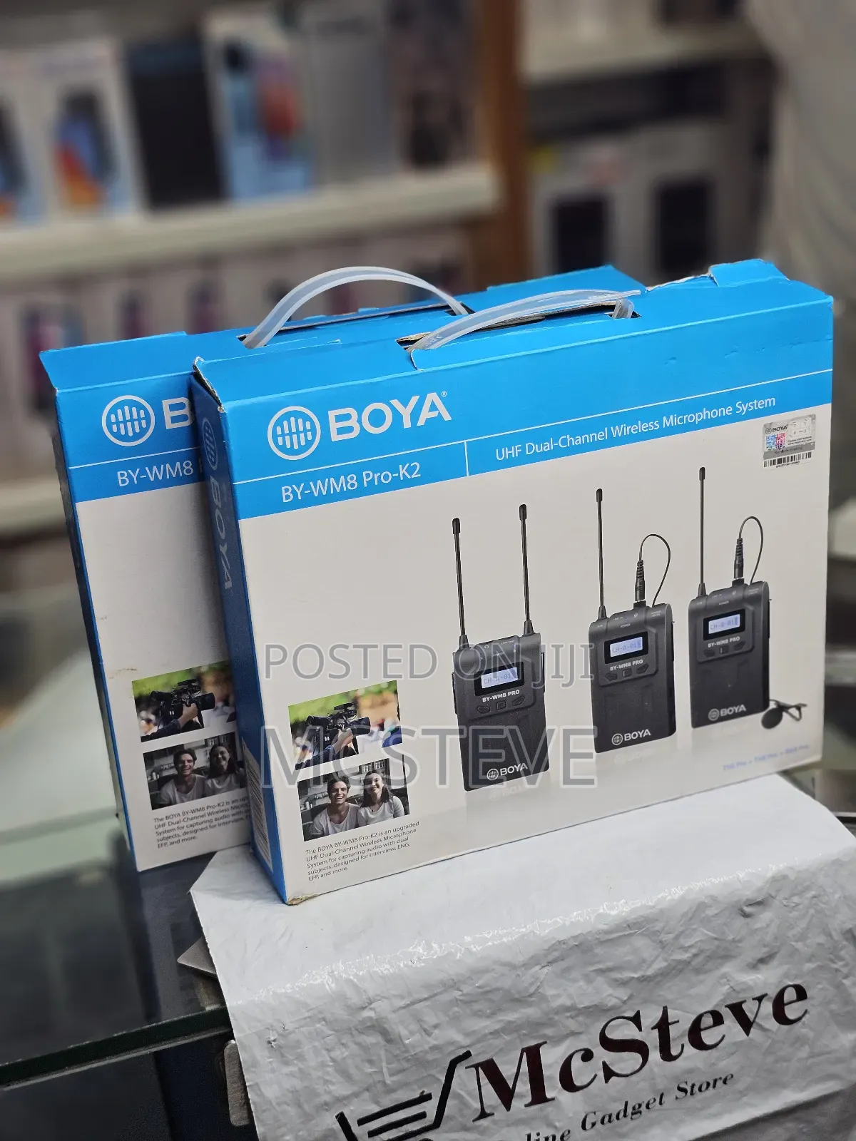 Boya BY-WM8 Pro- UHF Dual-Channel Wireless Microphone