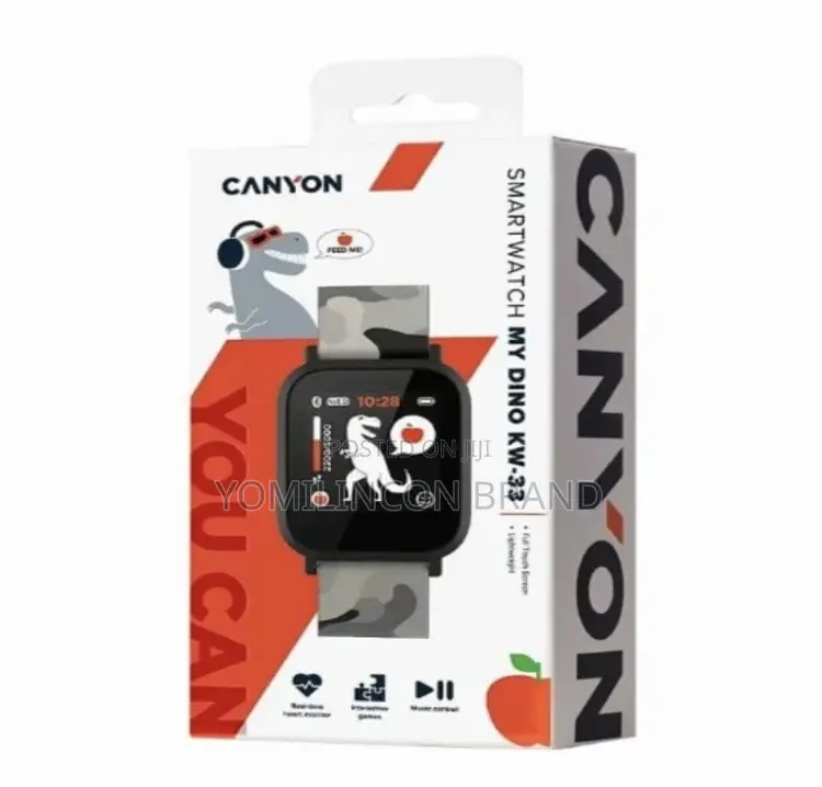 Canyon Smart Watch My Dino Kw-33 Black