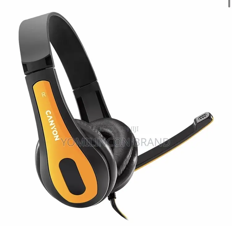 Canyon Multimedia- Headset HSC-1 BLK-Yellow