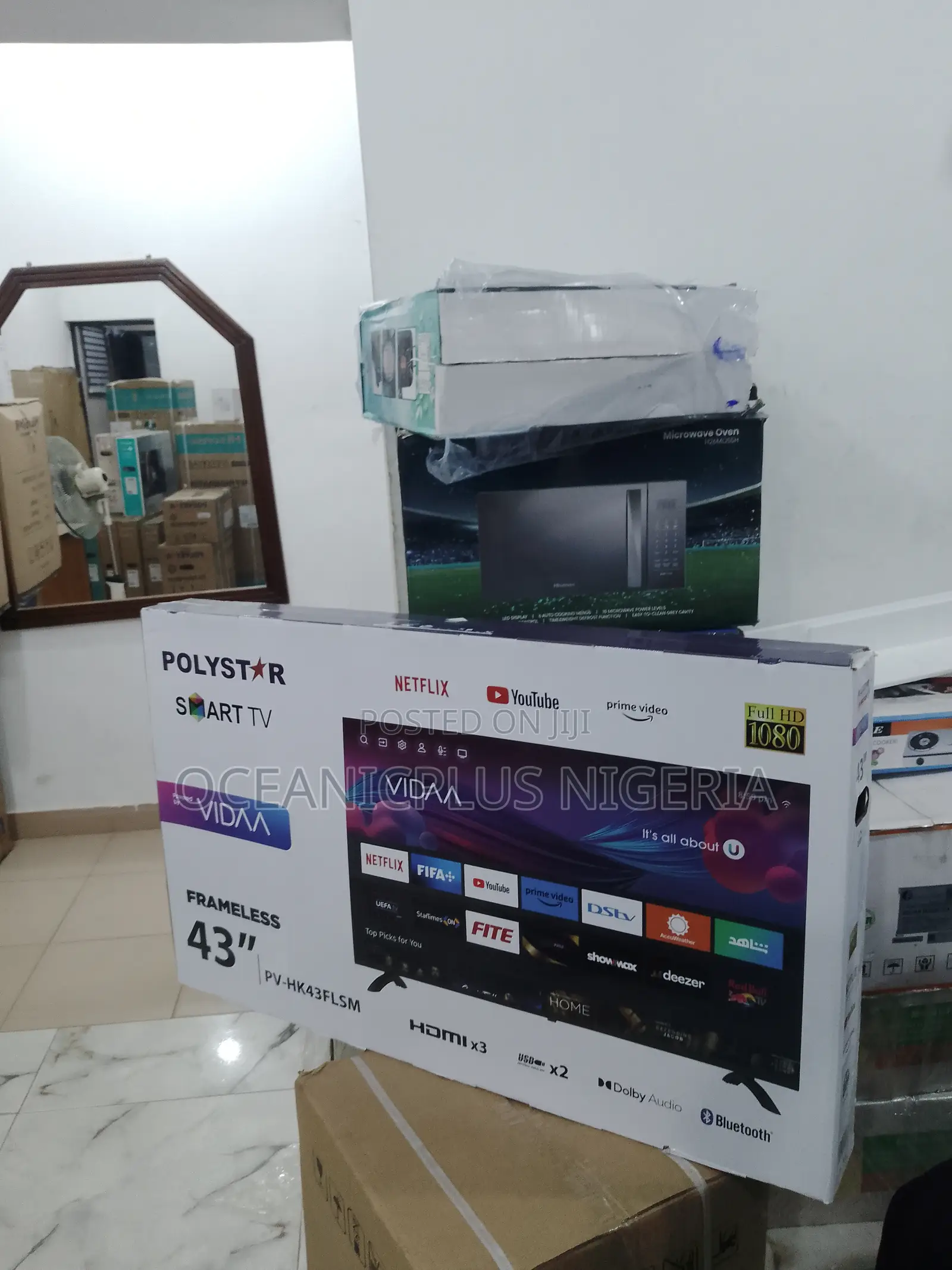 Standard Polystar 43inches Smart Tv