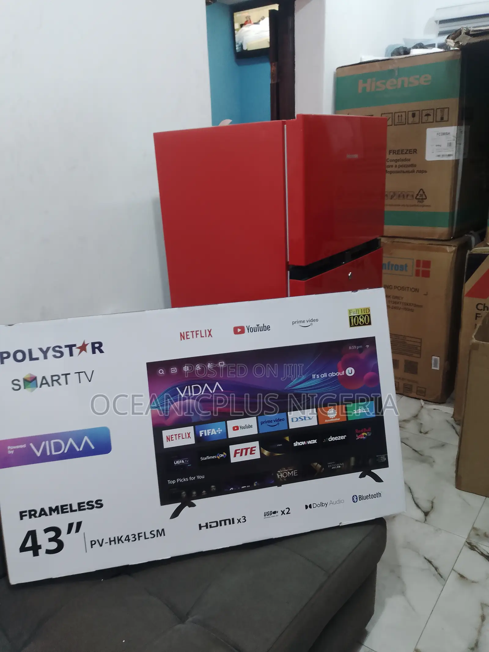 High Efficiency Polystar 43inches Smart TV