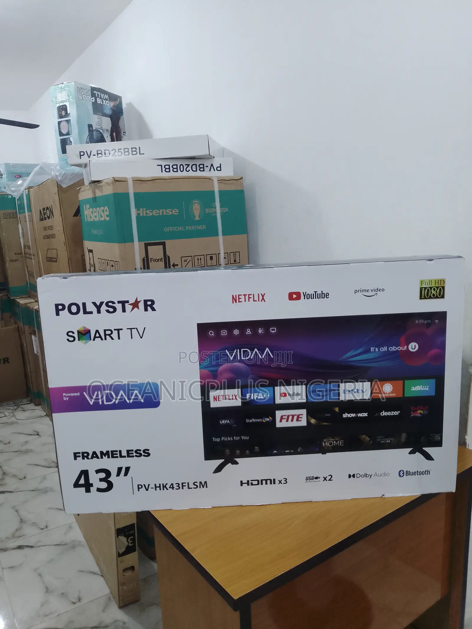 Newly Preffered Polystar 43inches Smart TV