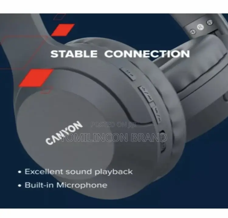 Canyon Bluetooth Headset BTHS-3 Grey