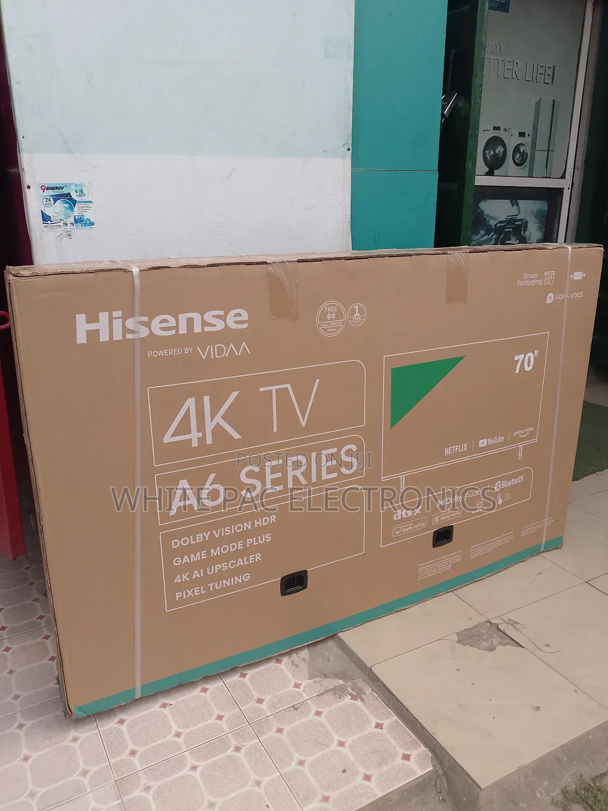 Hisense 70"Inch UHD SMART Vidaa Internet Tv ( Series 6 )