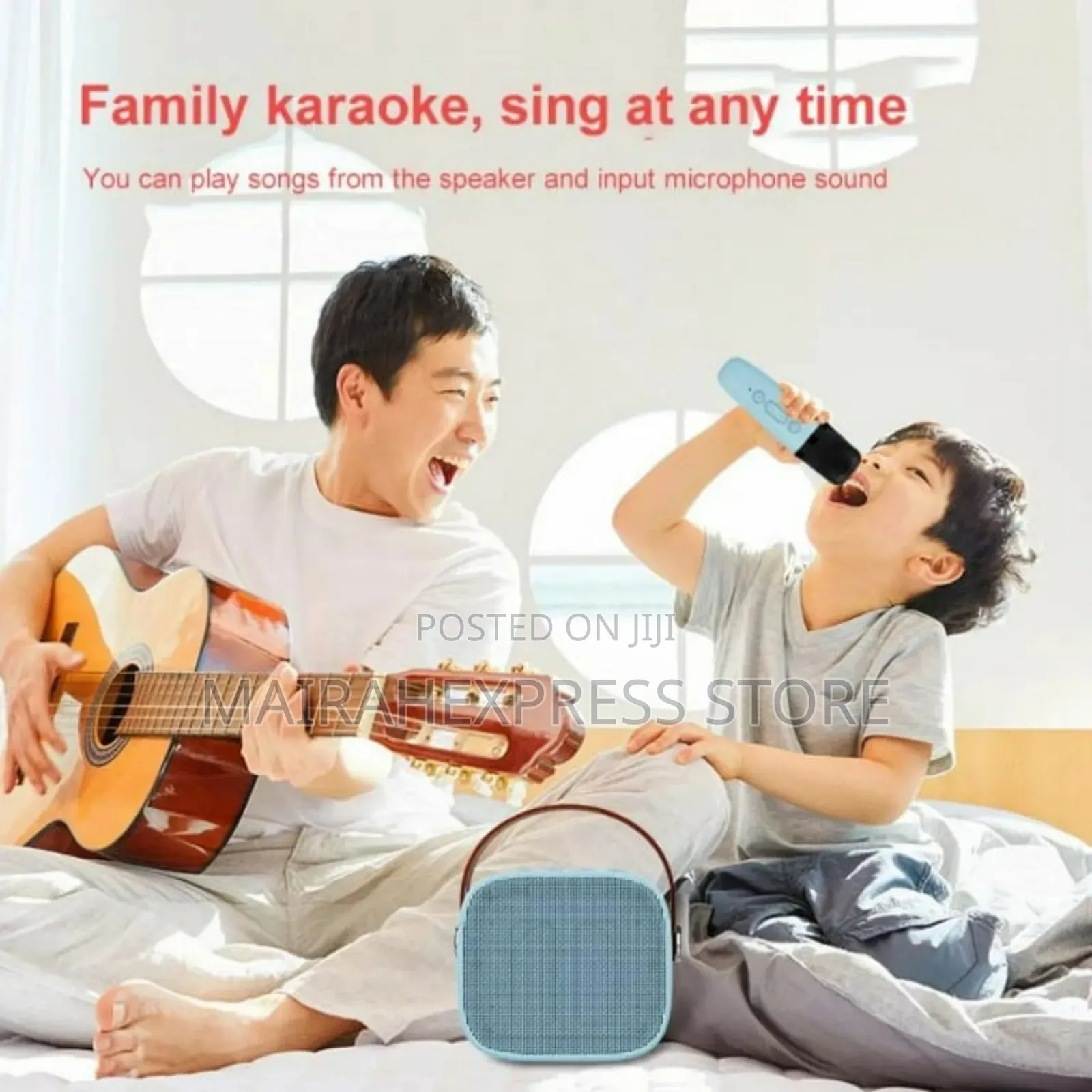 Karaoke Portable Bluetooth Speaker With 2 Wireless 