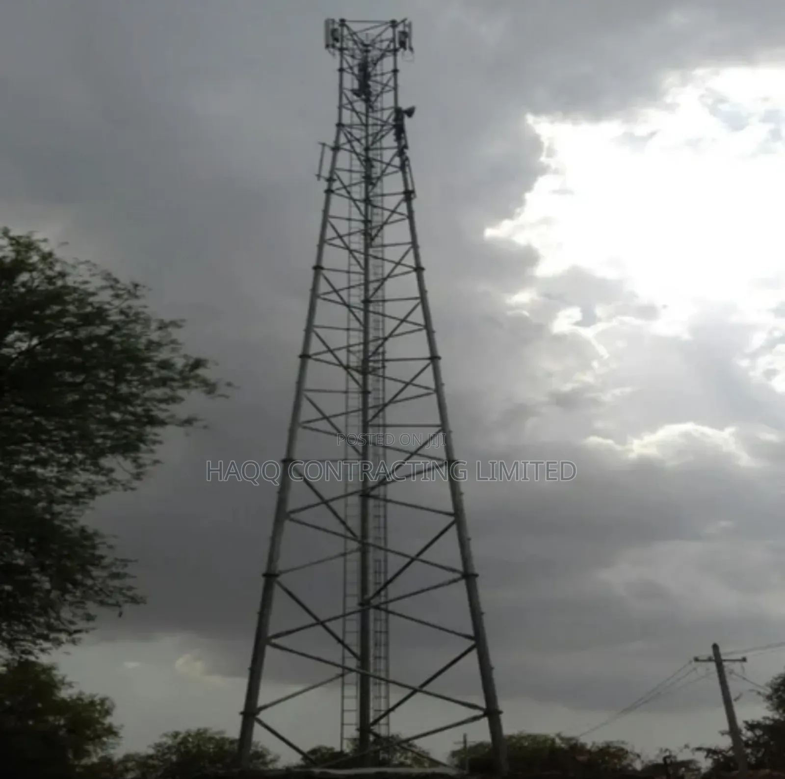 Mast: Mild Steel Transmission and Telecom Tower