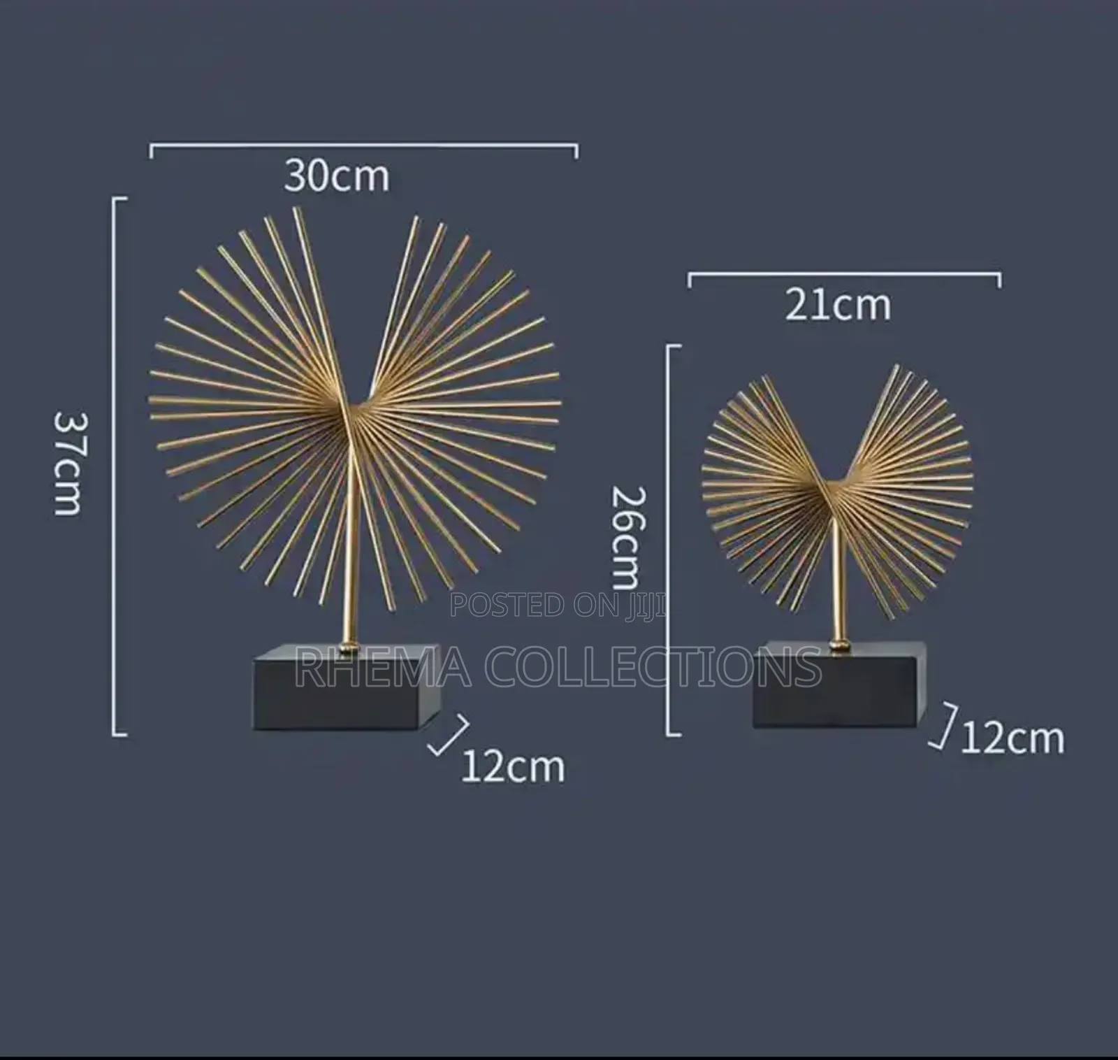 Metal Handicraft Statue Modern Luxury Home Decor
