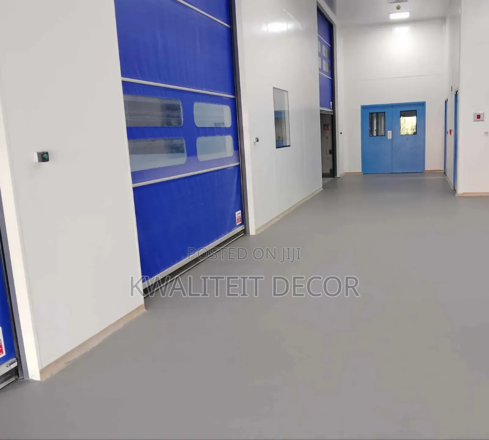 Green Industrial Epoxy Flooring