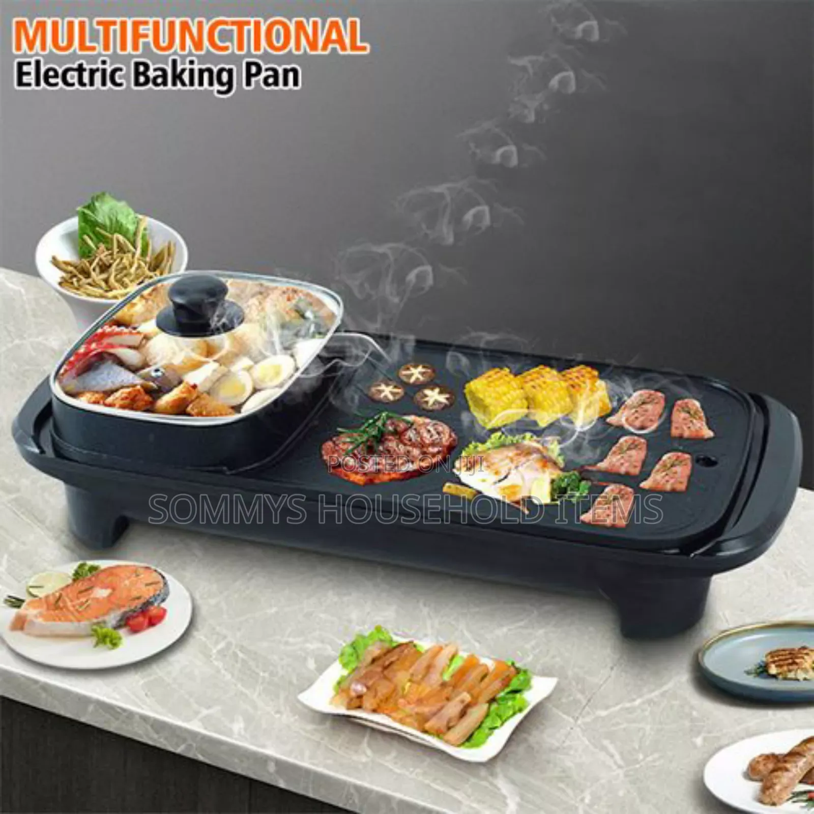 2in1 Electric Grill and Hot Pot