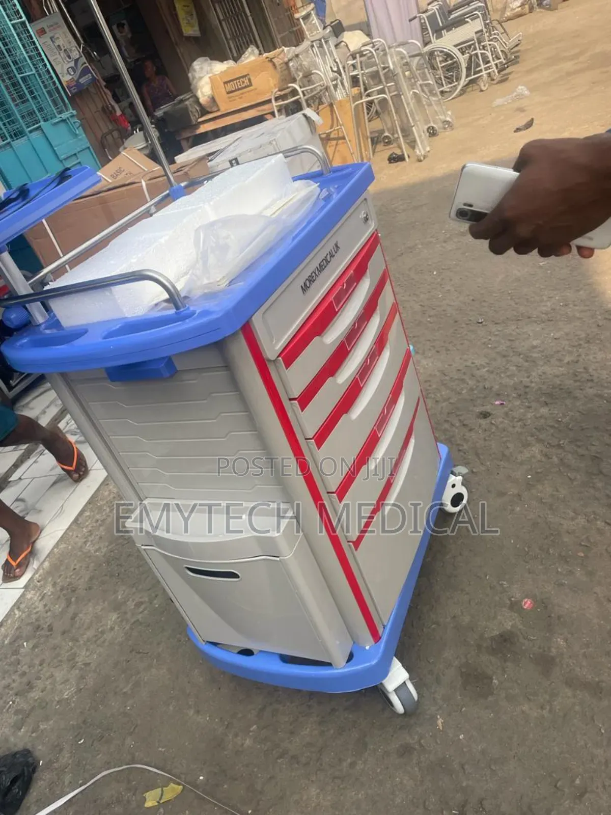 Hospital Emergency Trolley