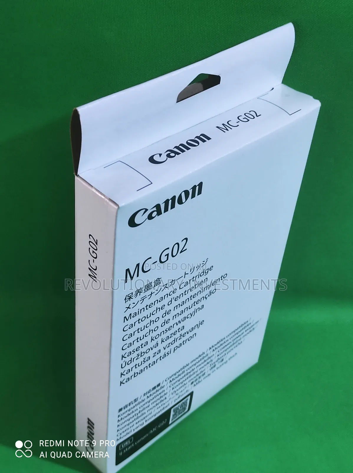 Canon Mc-G02 Maintenance Box(G2420/3420)