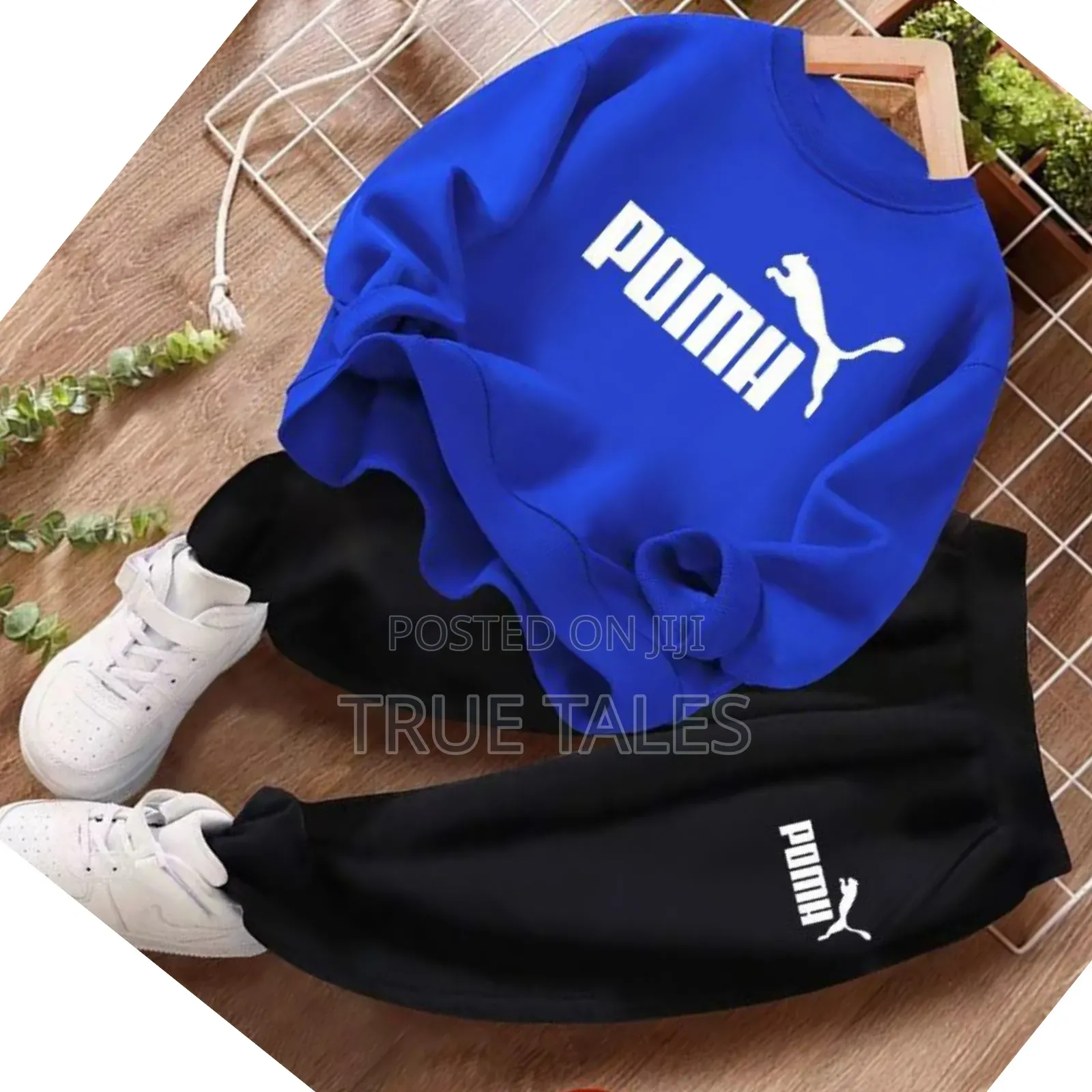 Puma Designer Top Joggers For Boys Girls Ages 2 To11 Years