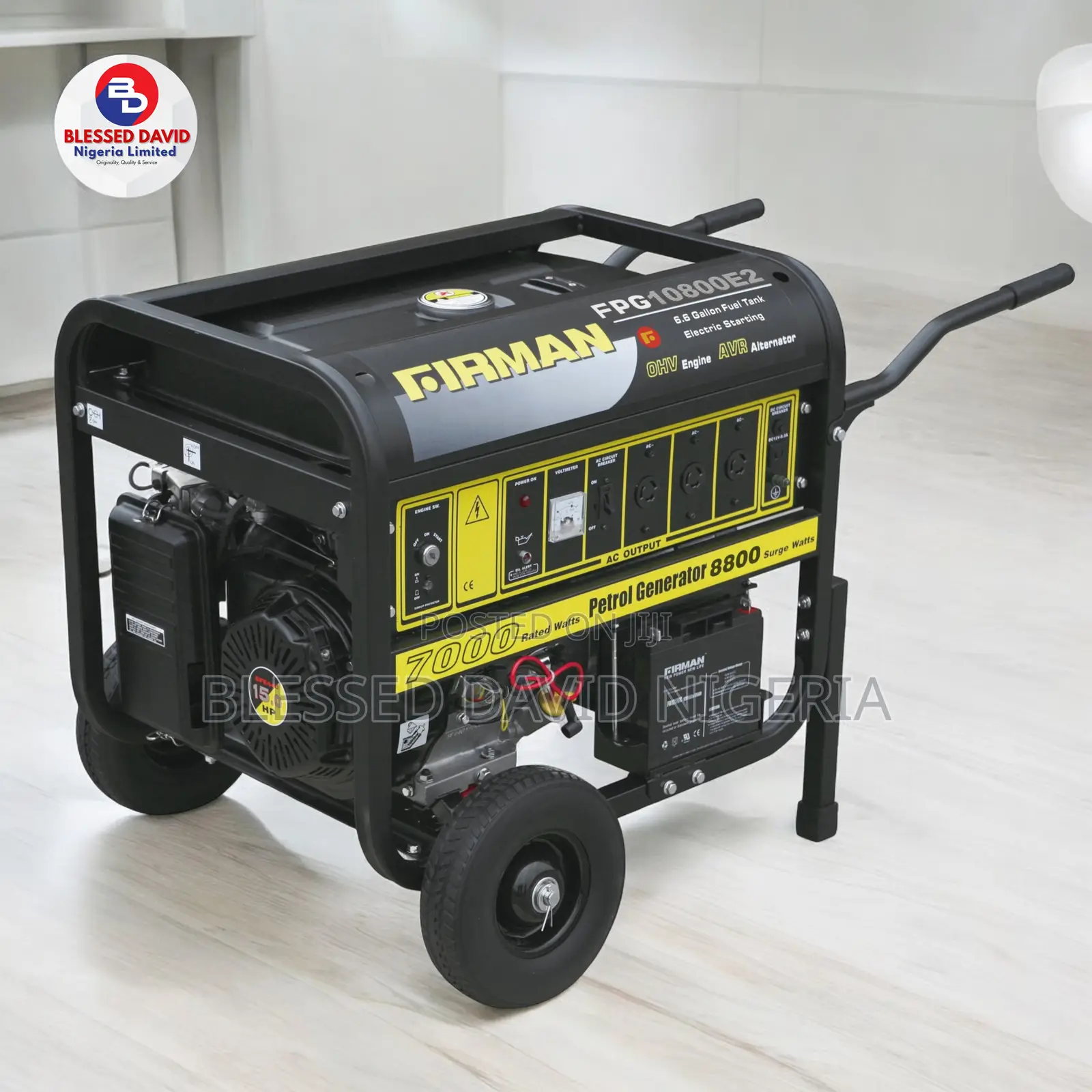 Firman FPG10800E2, 8.7kva (7.0KW) Key Starter Generator