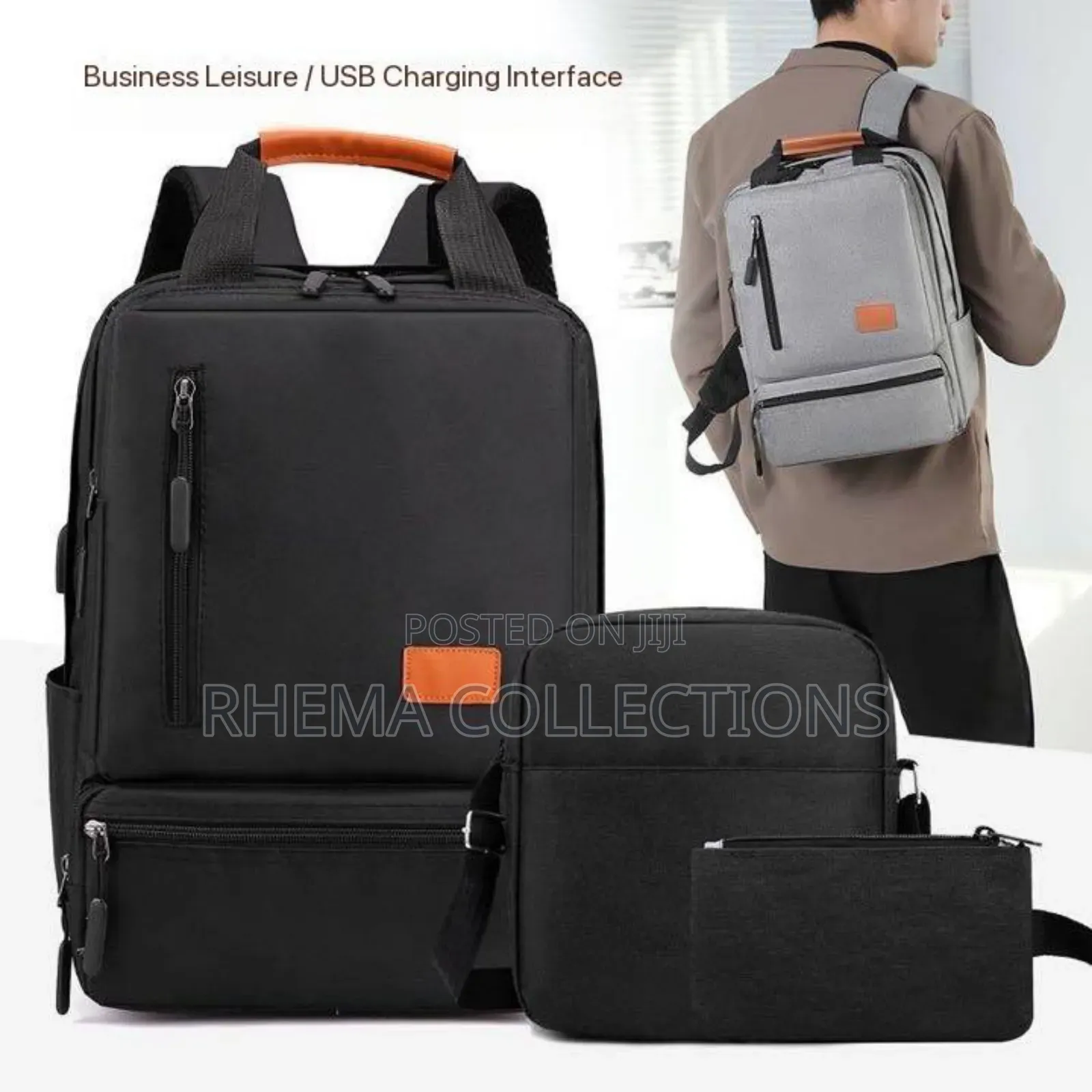 3in1 School/Laptop Bag Padded Big Backpack