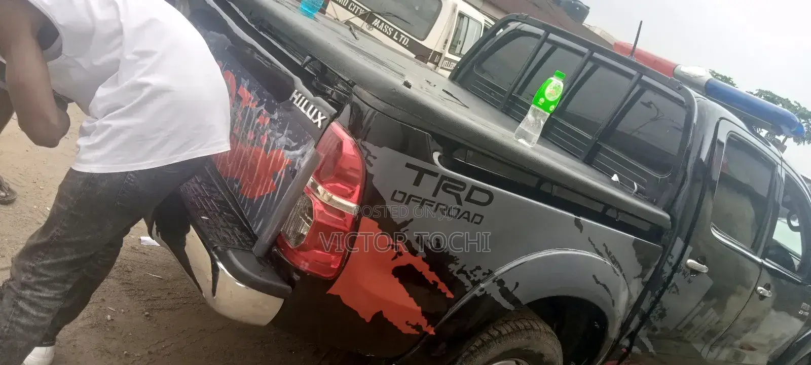 TRD Latest Hilux Body Sticker