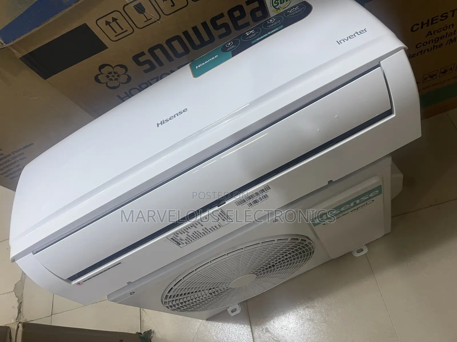 Super Clean 2weeks Used Hisense 1:5hp Inverter AC Available