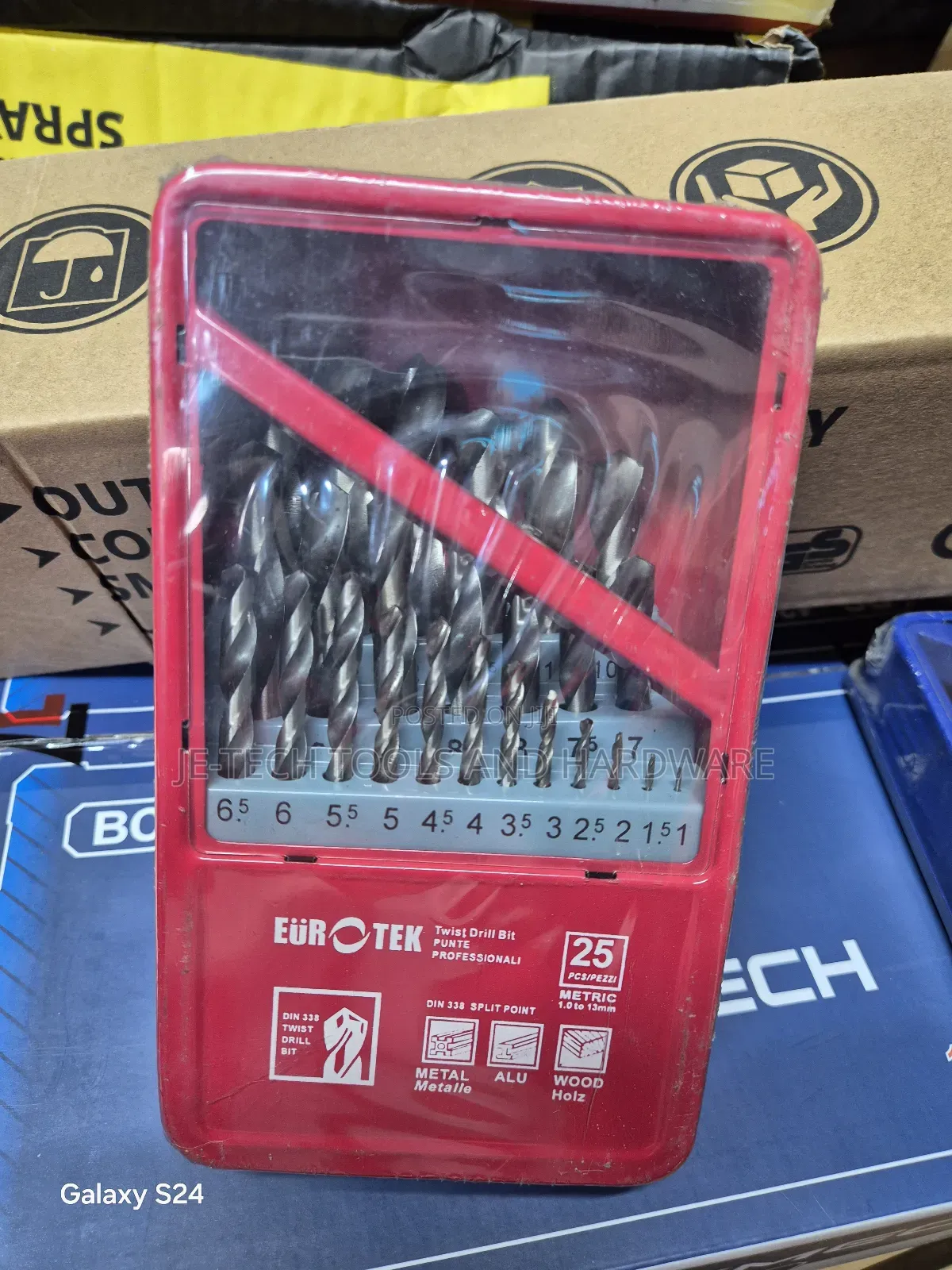 25PCS 1-10mm HSS Bit Set for Stainless Steel Wood Metal