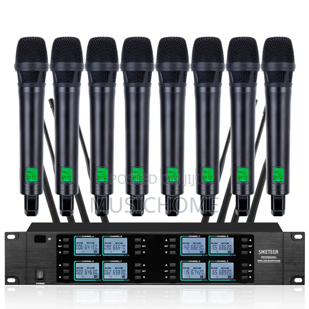 Big Power UHF Conference Wireless Microphone 8in1set Package