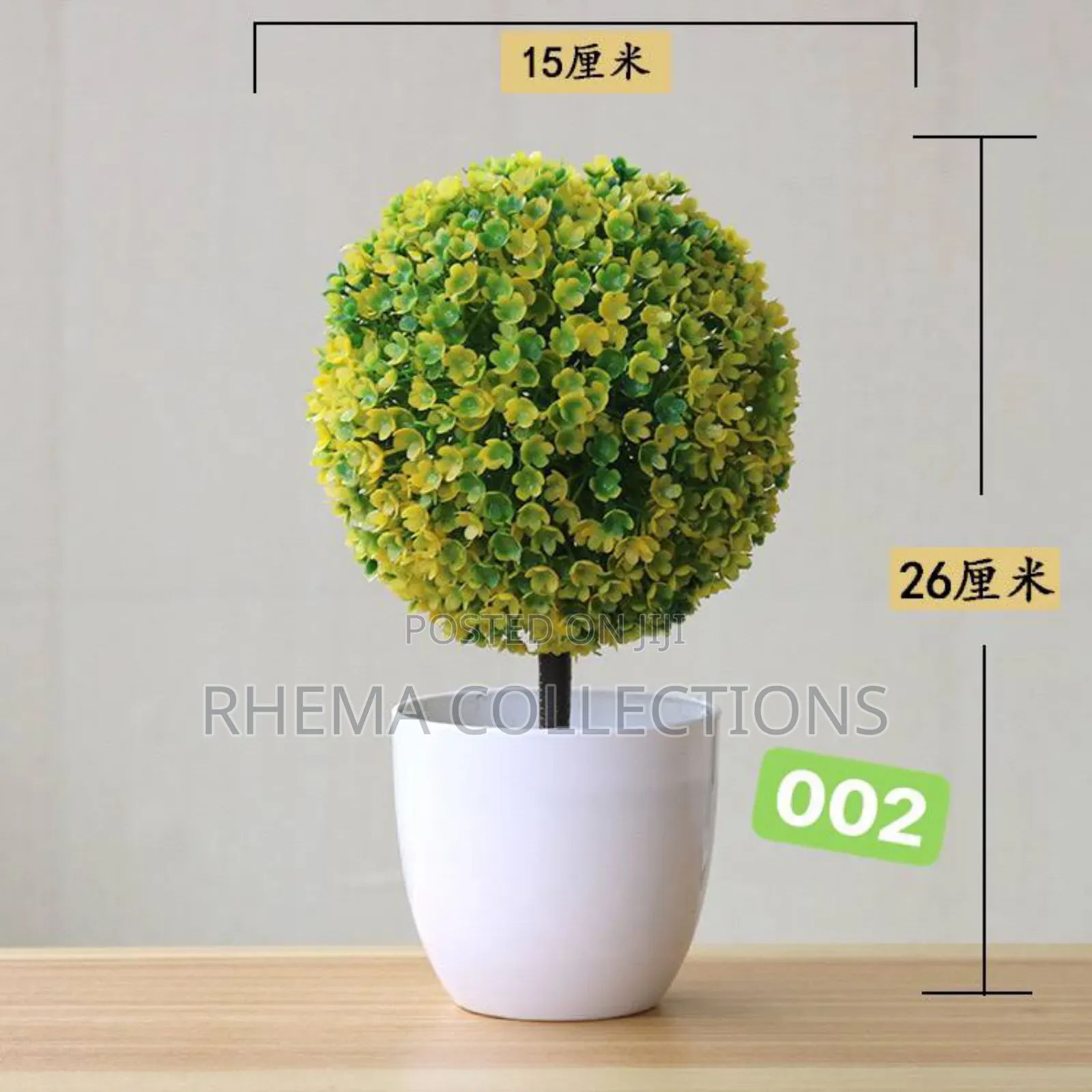 Artificial Potted Bonsai Ornamental Plant Flowers