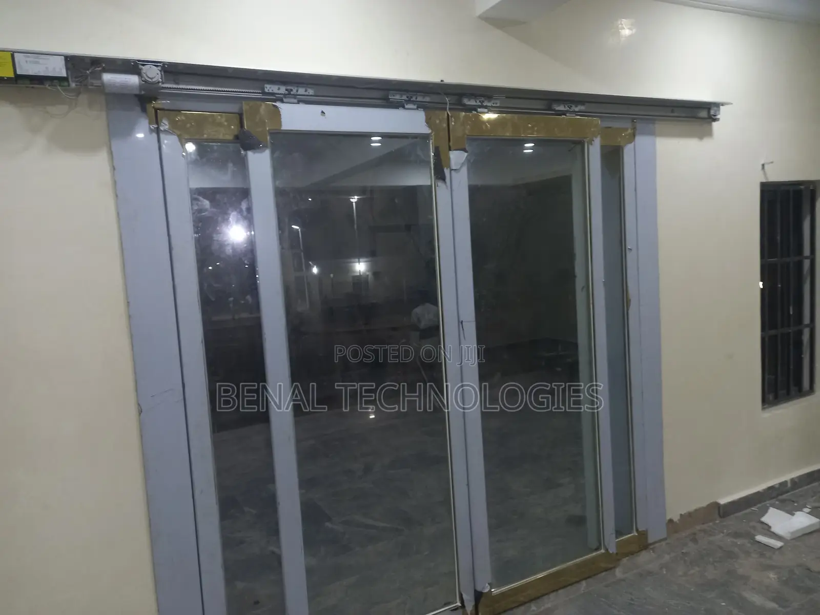 Hands-Free Glass Door Access System