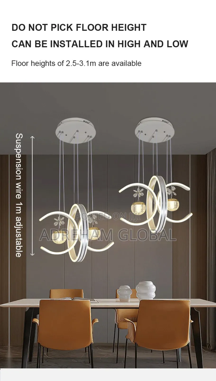 Modern Design Pendant Chandelier Light for Homes,Living Room
