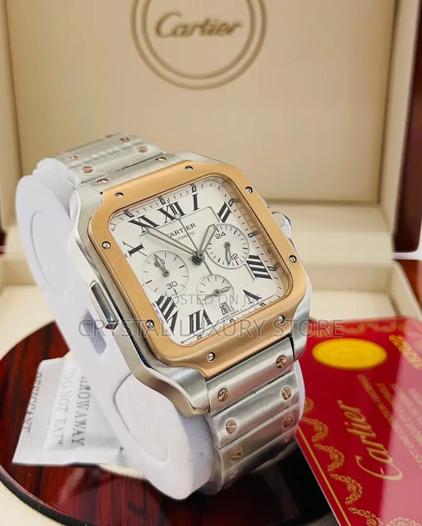Cartier Quality Luxury Men Chain Wristwatch