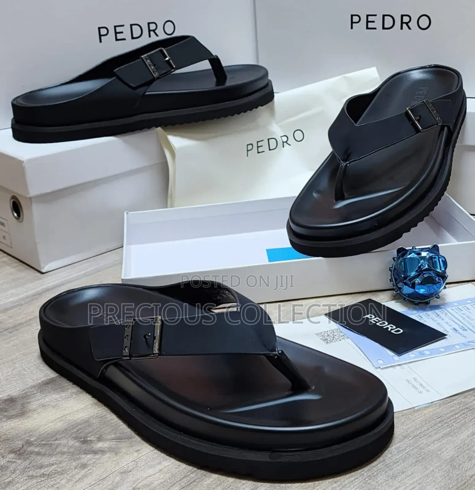 Men's Pedro Leather Luxury Slippers