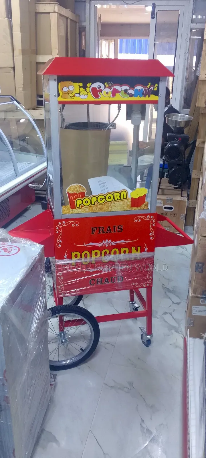 Popcorn Machine With Cart