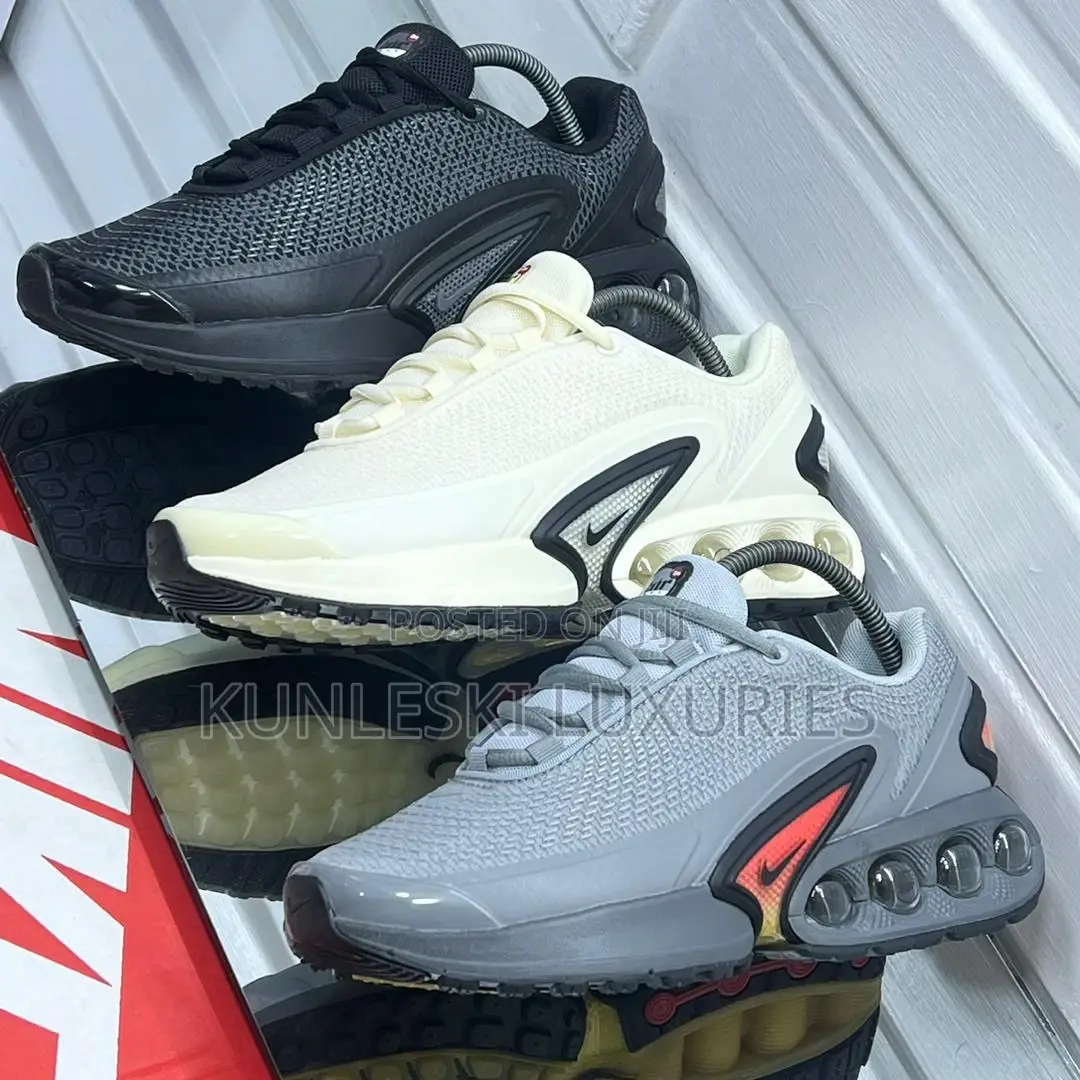 Original Nike Air Max DN Black White Cool Grey Sneakers