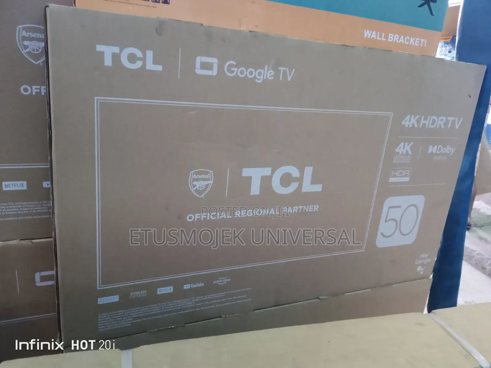 50inches TCL Google Television