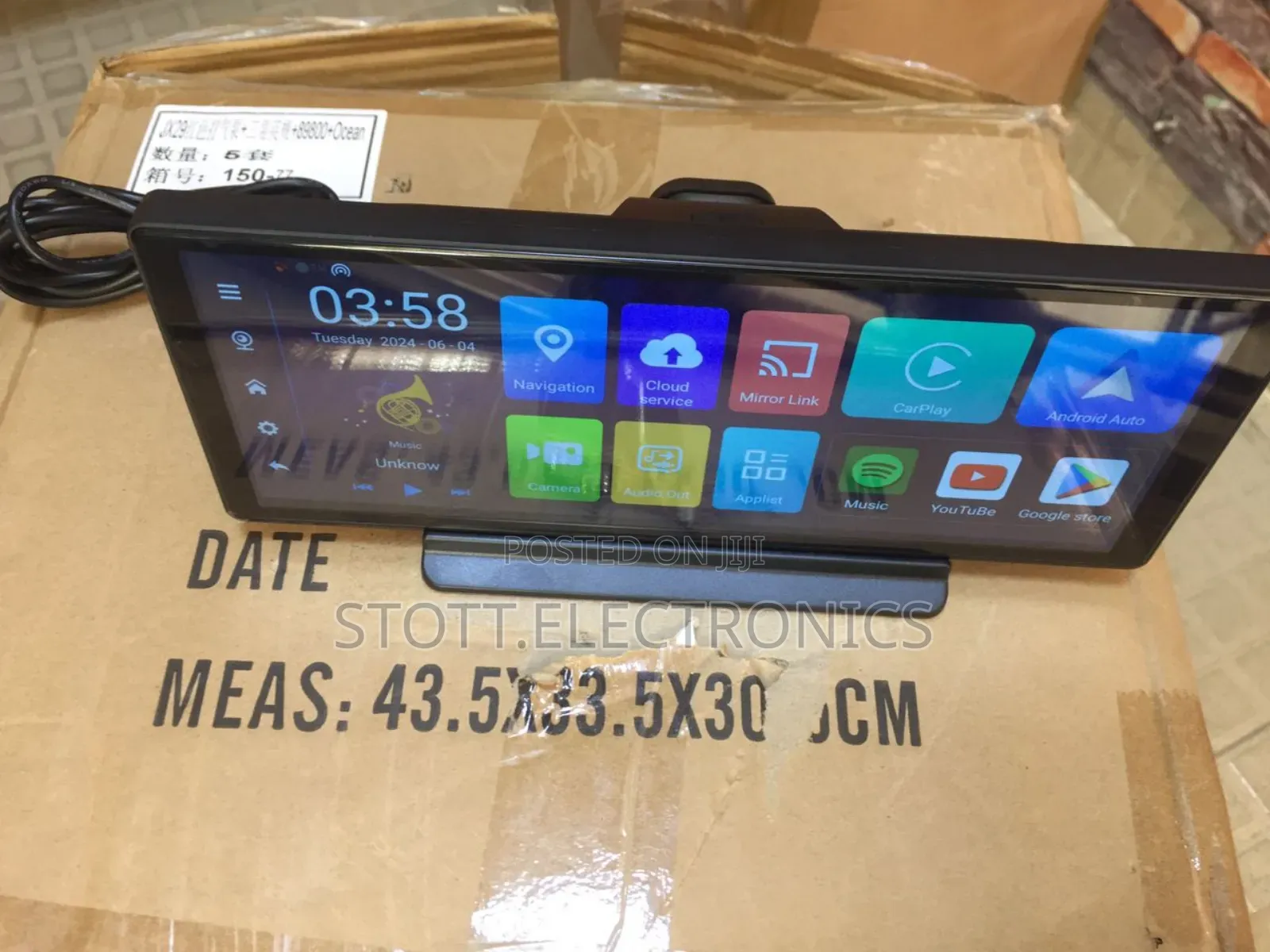 Portable Dash Cam Wireless Carplay Android Auto
10.26"