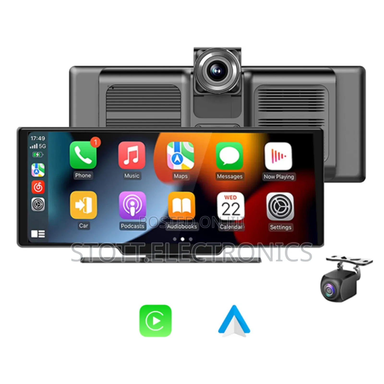Portable Dash Cam Wireless Carplay Android Auto
10.26"