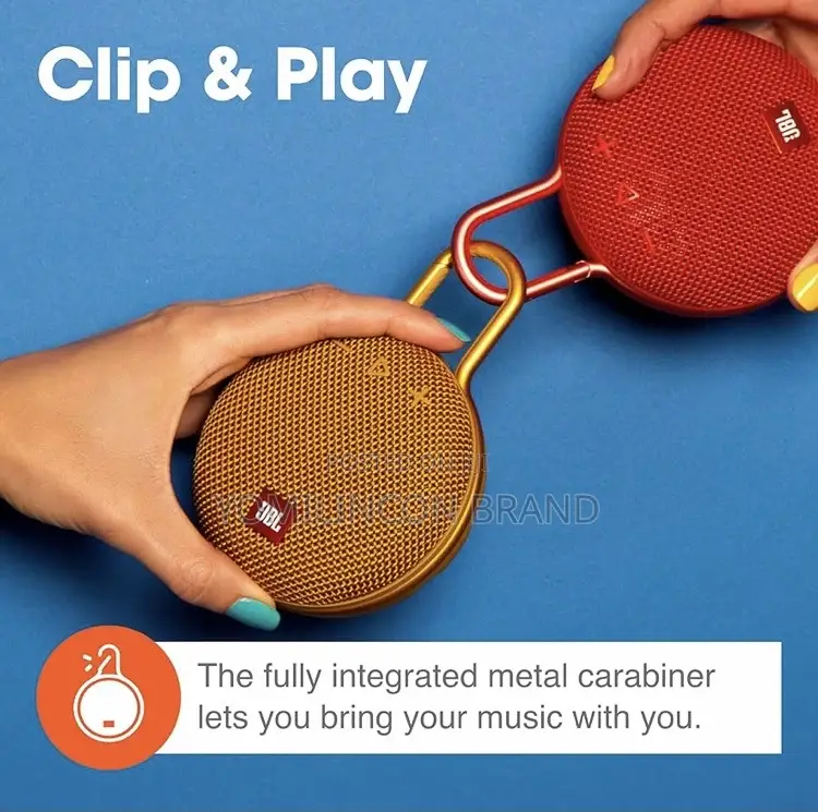 JBL Clip 3 Portable Bt Speaker Red