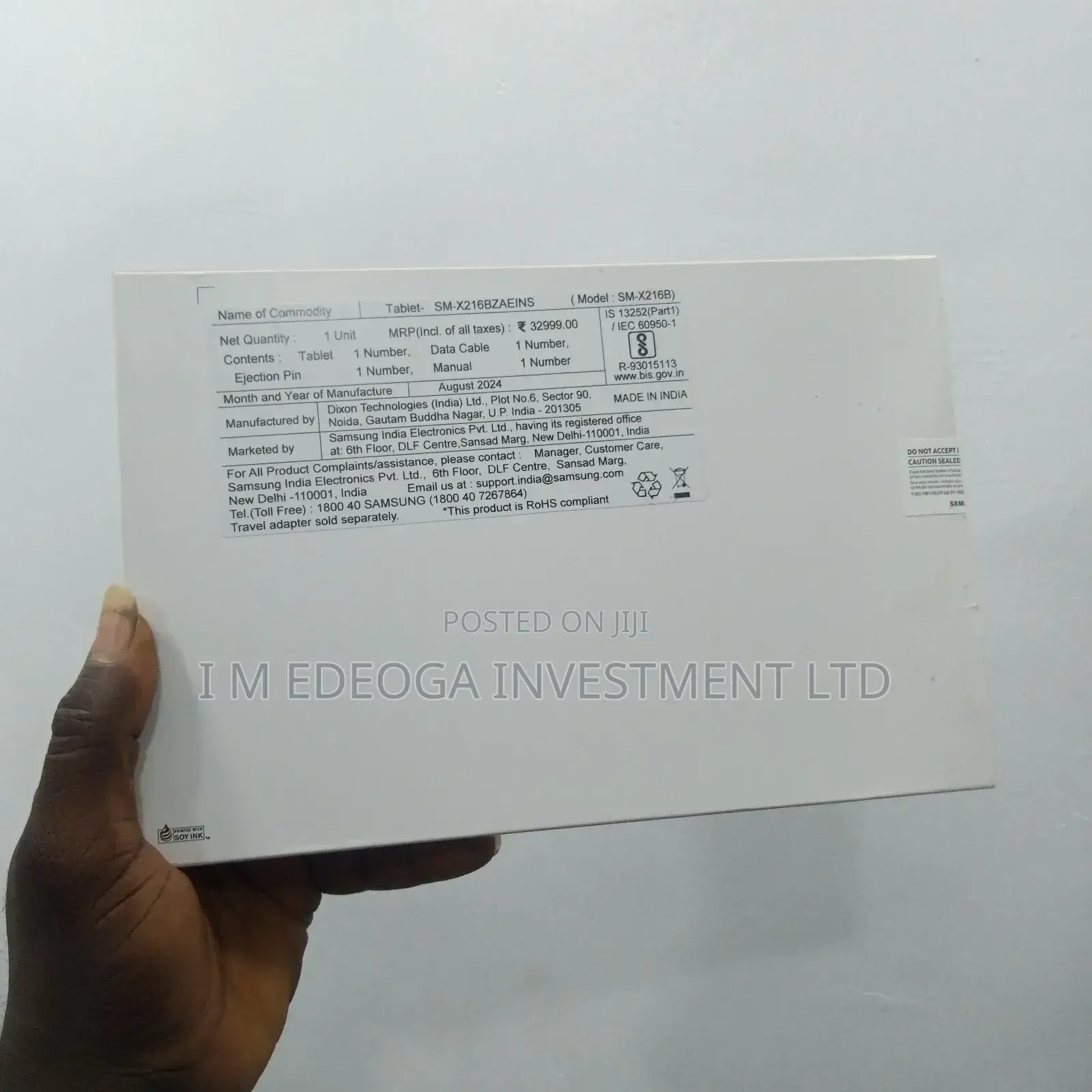 New Samsung Galaxy Tab A9+ 128 GB Gray