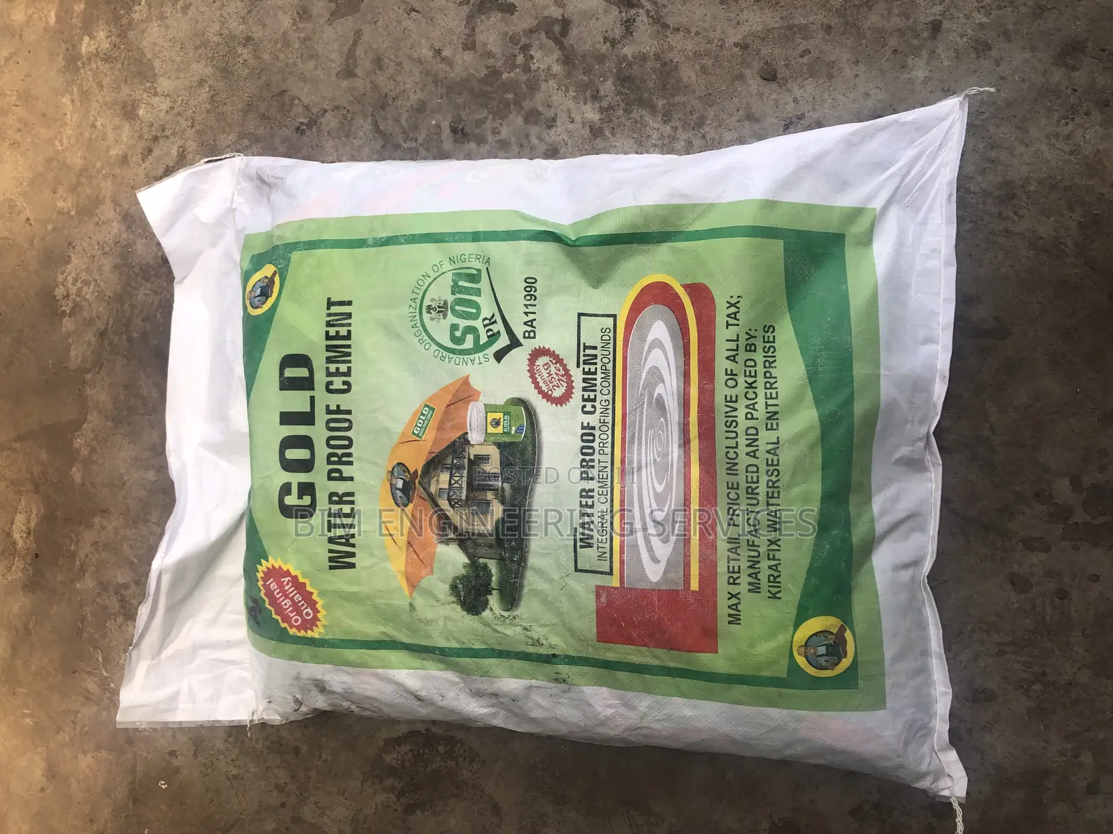 Gold Water Proof ,Water Seal ,Cement,Colour Pigment