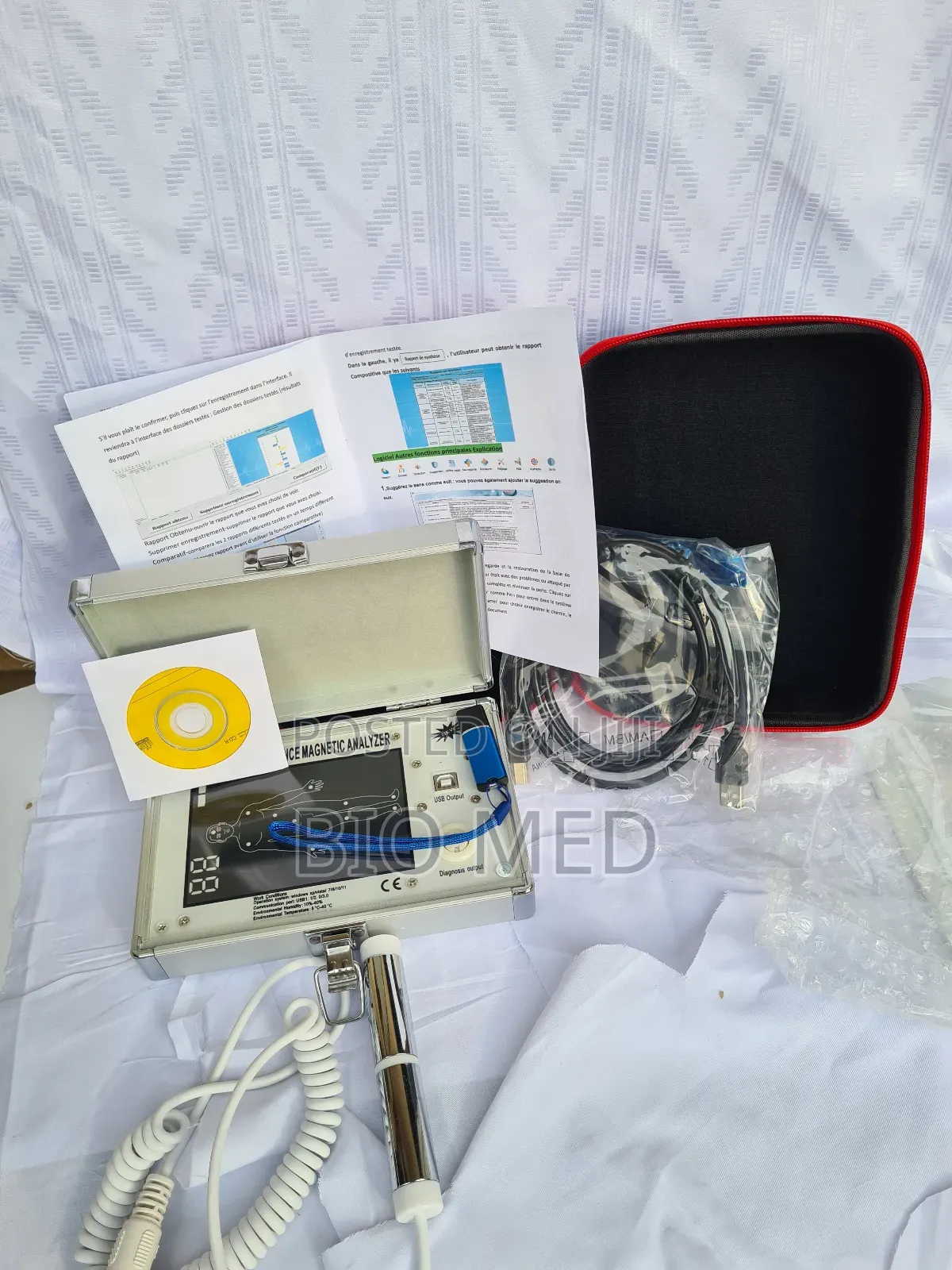 Mini Quantum Resonance Magnetic Analyser | With Sensor Rod.