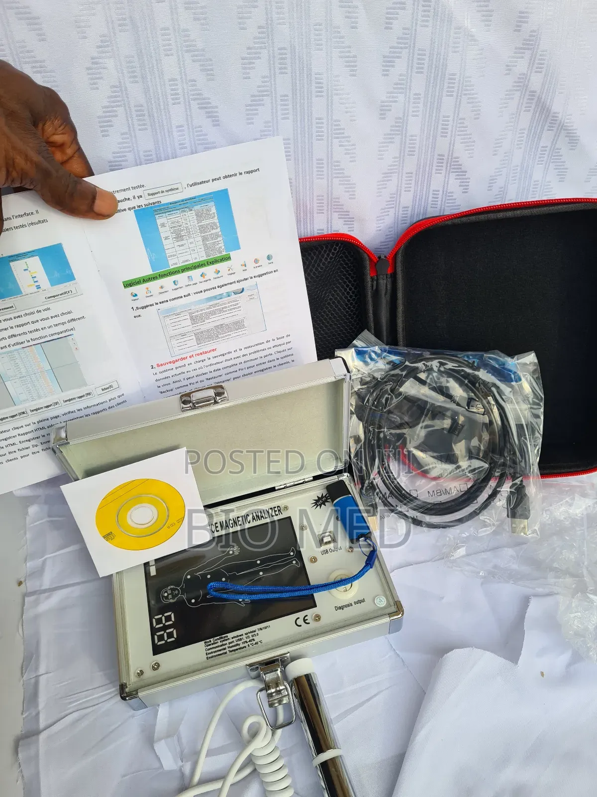Mini Quantum Resonance Magnetic Analyser | With Sensor Rod.