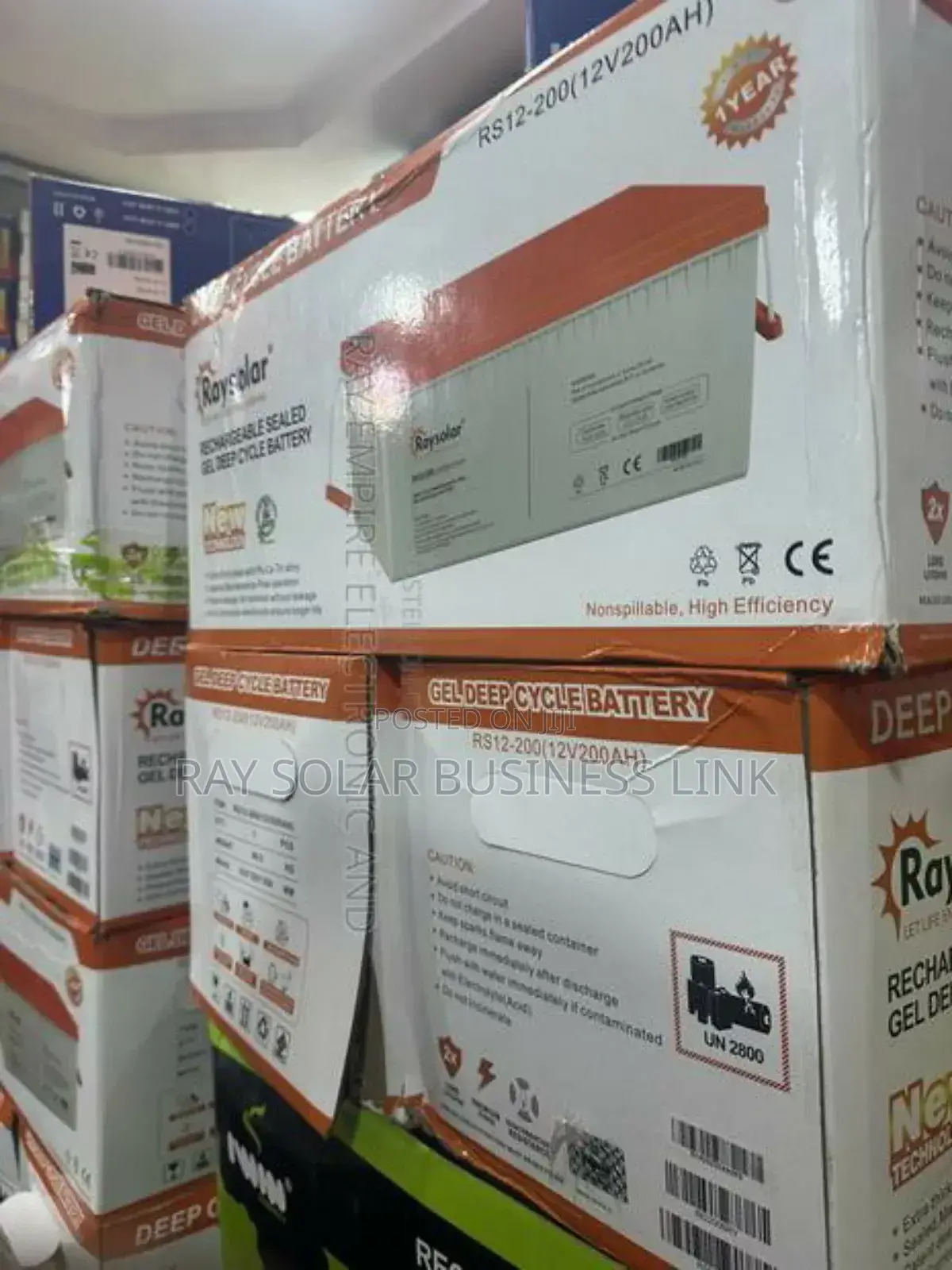 200ah Raysolar Drycell Battery