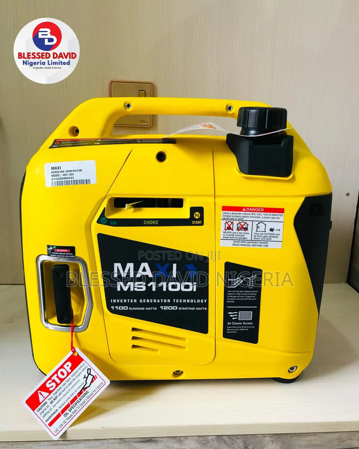 Maxi Ms1100i 1100w Gasoline Generator Inverter
