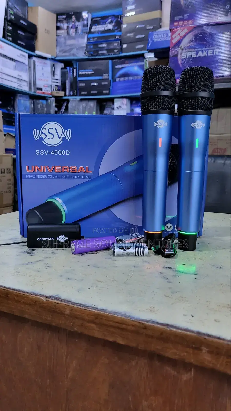 SSV 4000D Universal Double Wireless Microphone