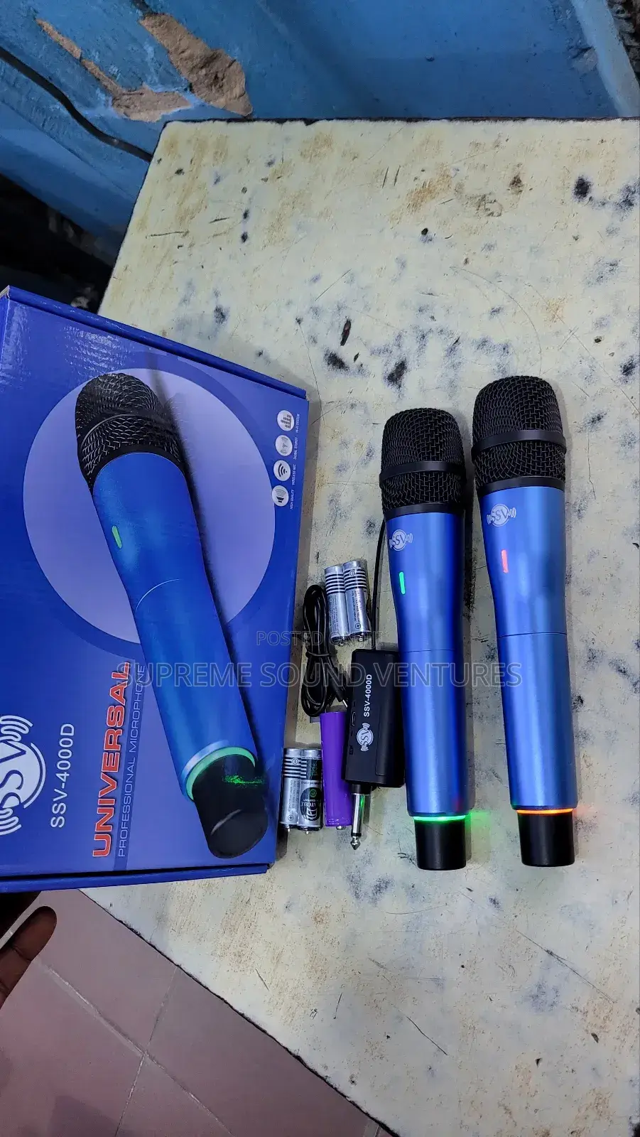 SSV 4000D Universal Double Wireless Microphone