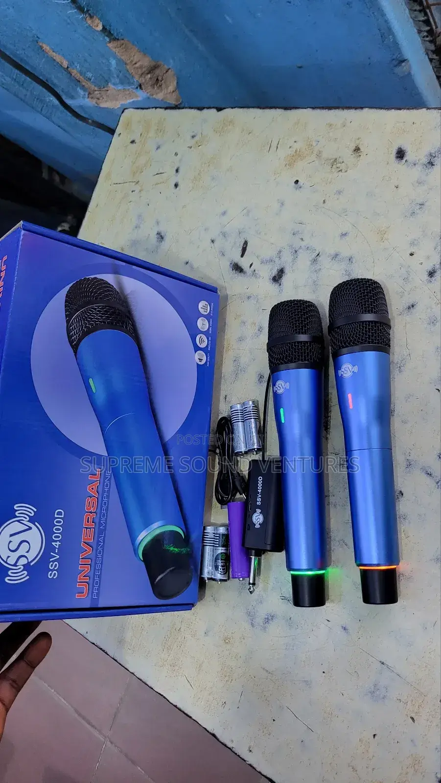 SSV 4000D Universal Double Wireless Microphone