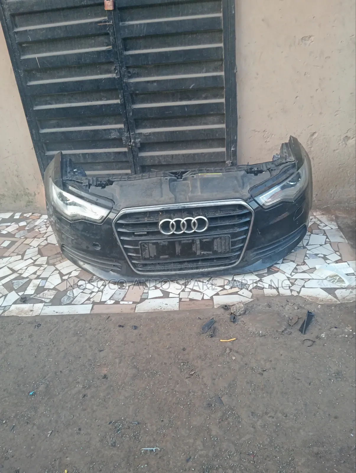 Front Complete Kit Bumper Full Light Audi A6 2013 And 2015