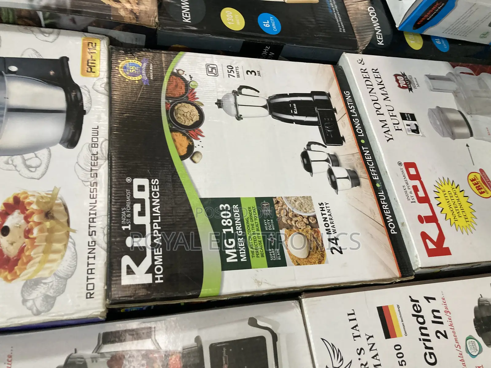 Rico Mixer Grinder With Heavy Duty Motor