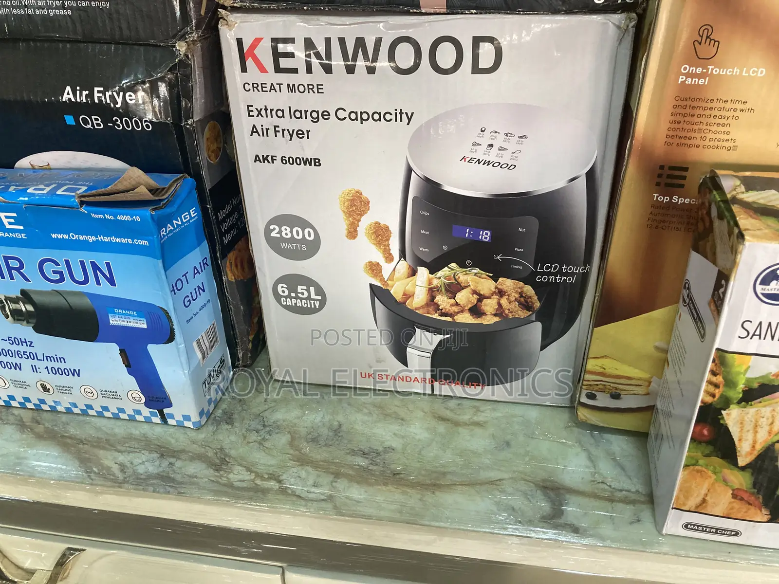 Uk Standard Quality Kenwood Air Fryer 6.5l Capacity