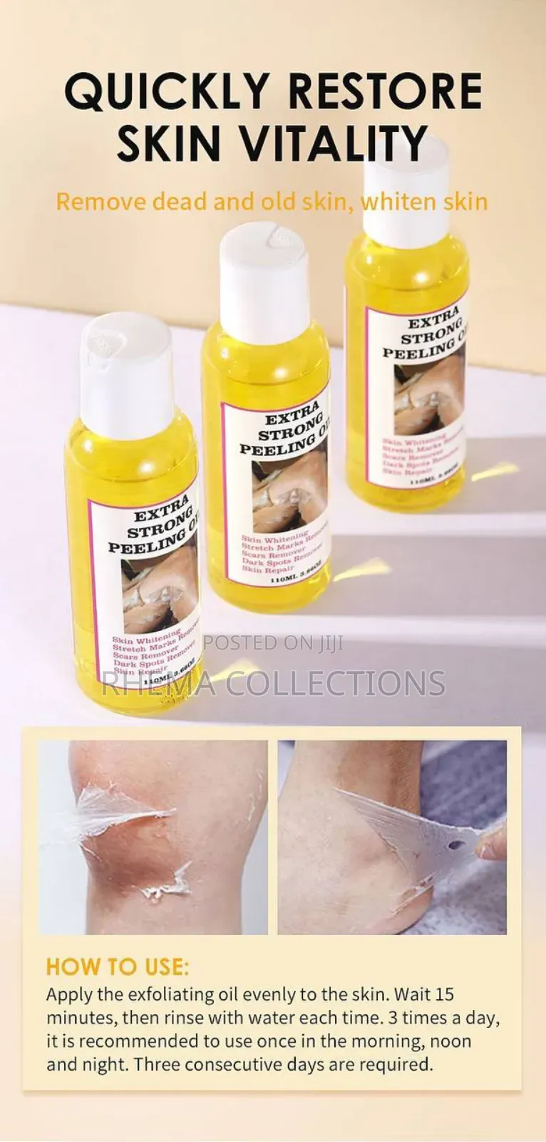 Extra Strong Peeling Oil for Whiten and Smoothen Skin 110ml