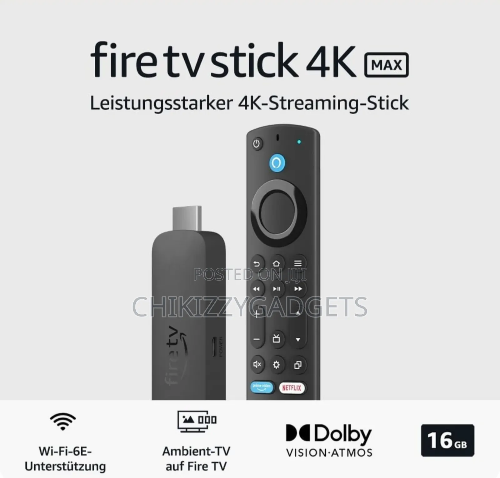 Brand New Amazon Fire Tv Stick Max