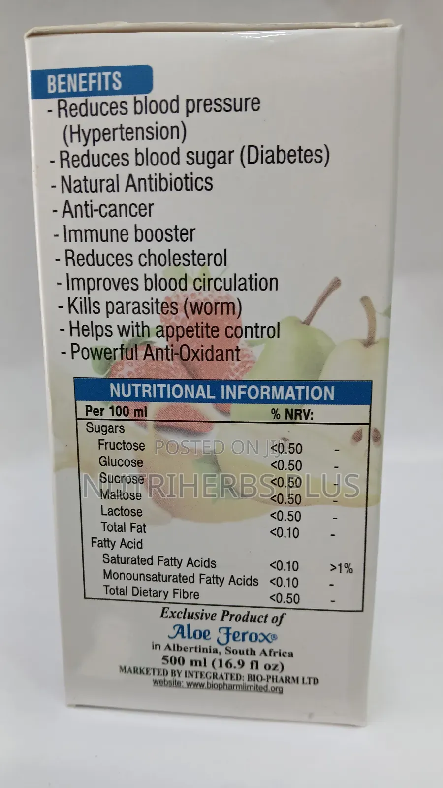 Aloe Ferox Herbal Remedy: Treatment for High Blood Sugar