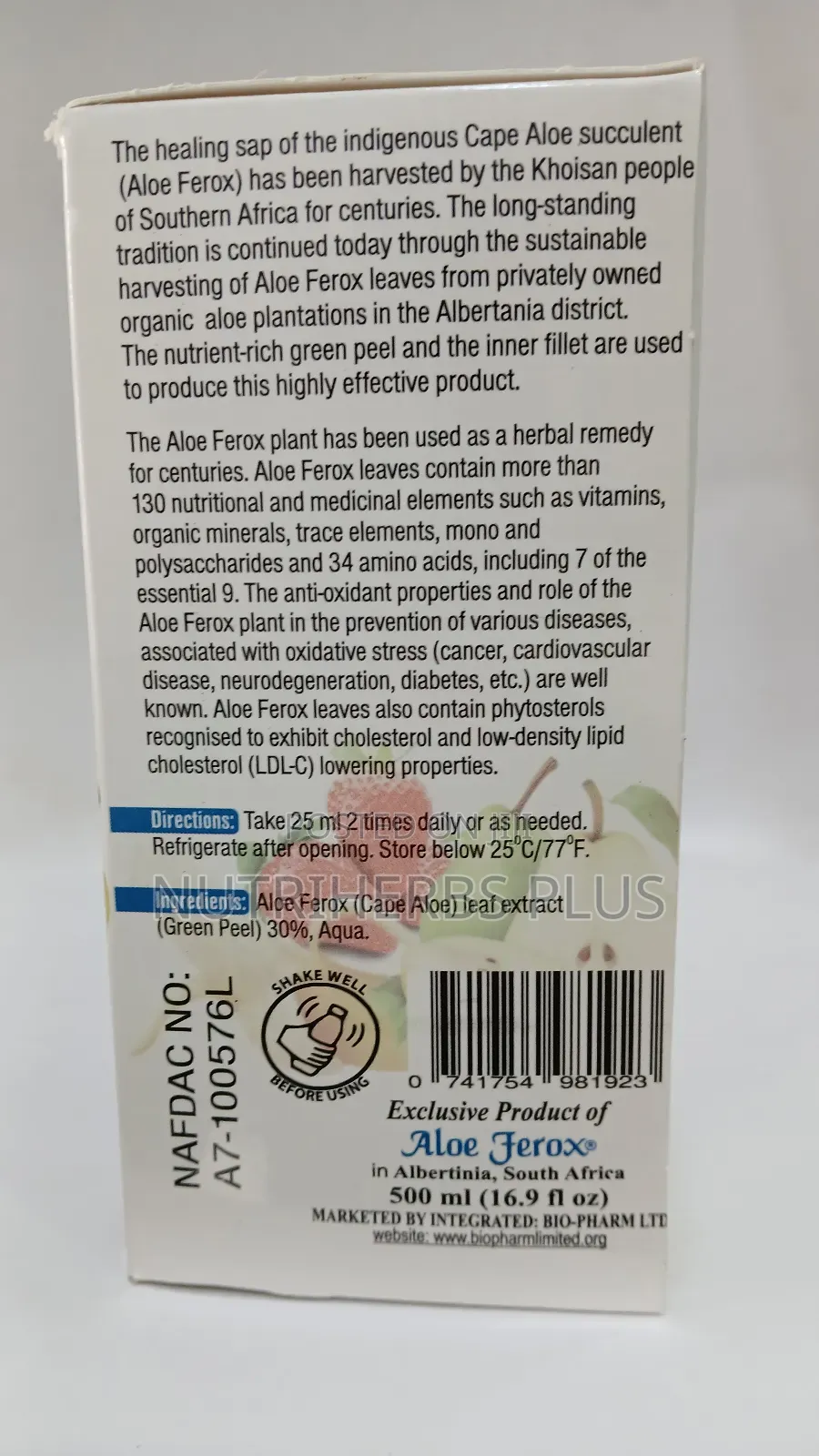 Aloe Ferox Herbal Remedy: Treatment for High Blood Sugar