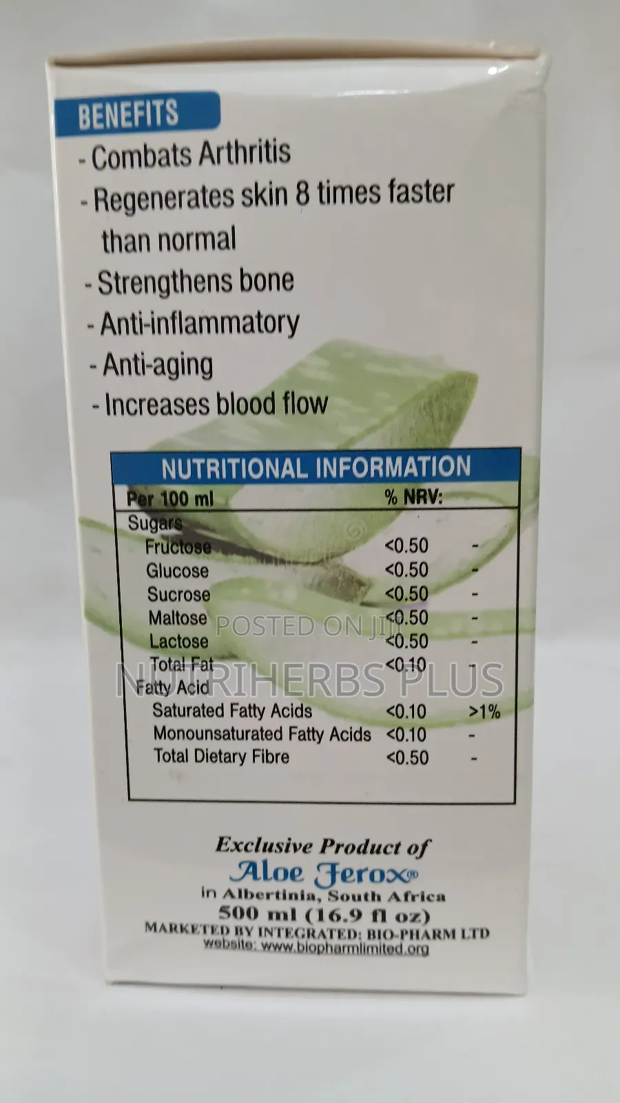 Permanent Cure for Arthritis, Rheumatism: Aloe Ferox RESTUR